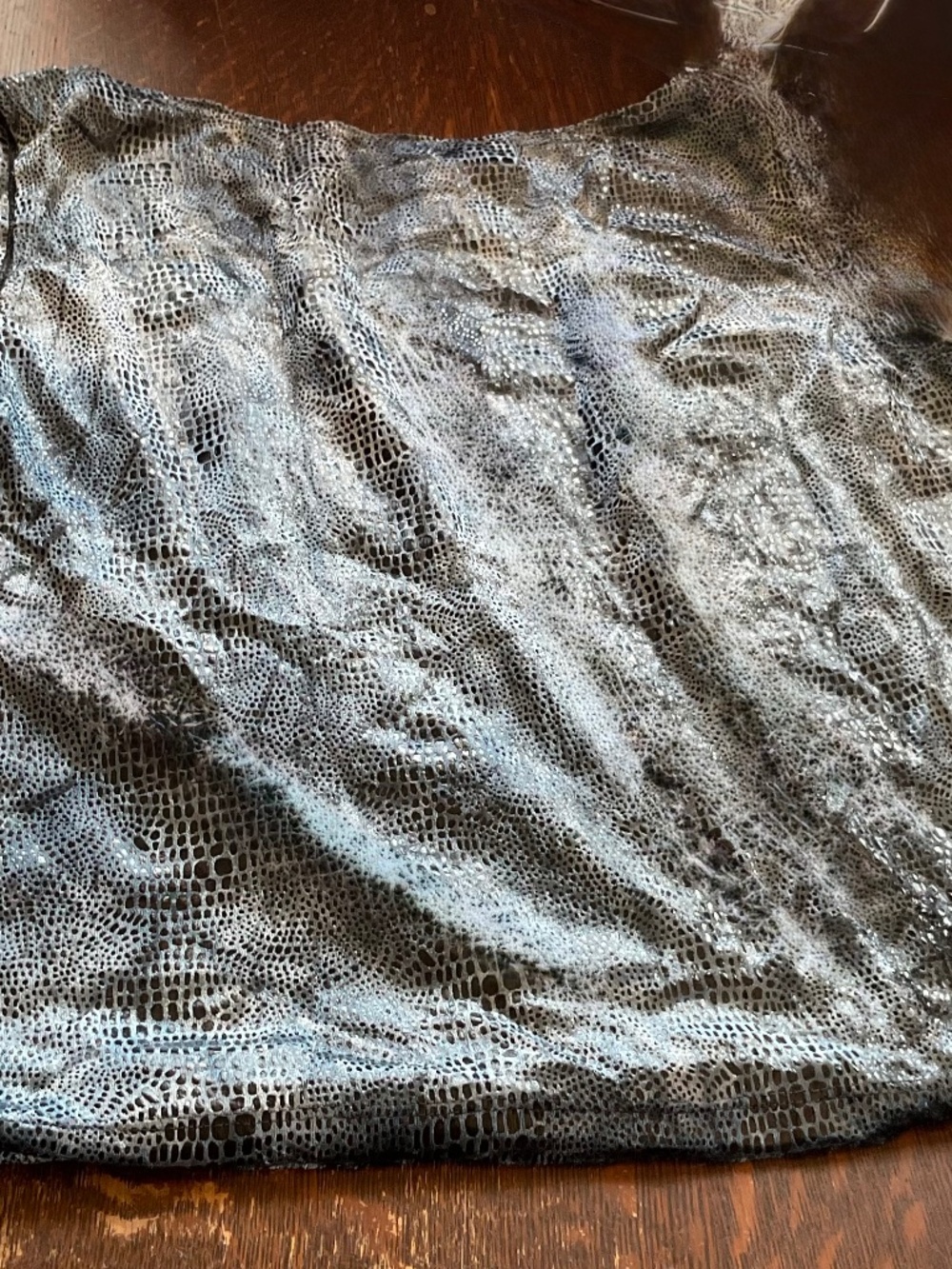 VINTAGE  SNAKE SKIN PRINT TANK TOP SIZE 14  .